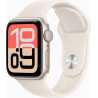 Apple Watch SE 3 40mm Aluminium Starlight avec Sport Strap Starlight M/L MEH54